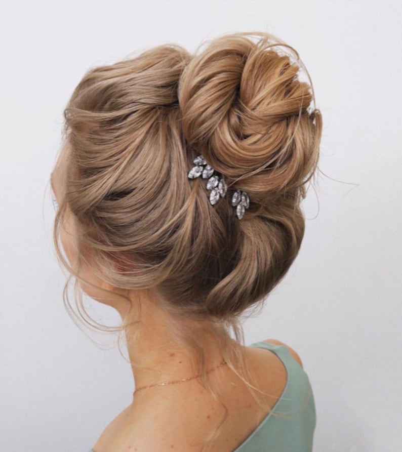 Crystal Bridal Hair Pins Crystal Wedding Hair Pins Bridal Hair Etsy