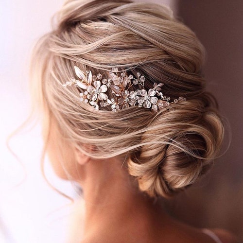 Wedding Hair Piece Bridal Hair Piece Bridal Hair Comb Rose - Etsy Wedding Hair Piece Bridal Hair Piece Bridal Hair Comb Rose - Etsy