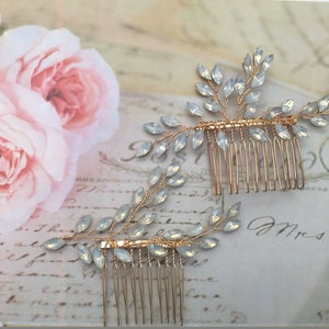 Bridal hair piece Bridal hair comb Wedding hair comb Bridal Hair jewelry wedding headpiece Wedding Hair Accessories Wedding hair piece image 4