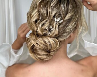 Crystal Bridal Hair Pins: Wedding Hair Accessories
