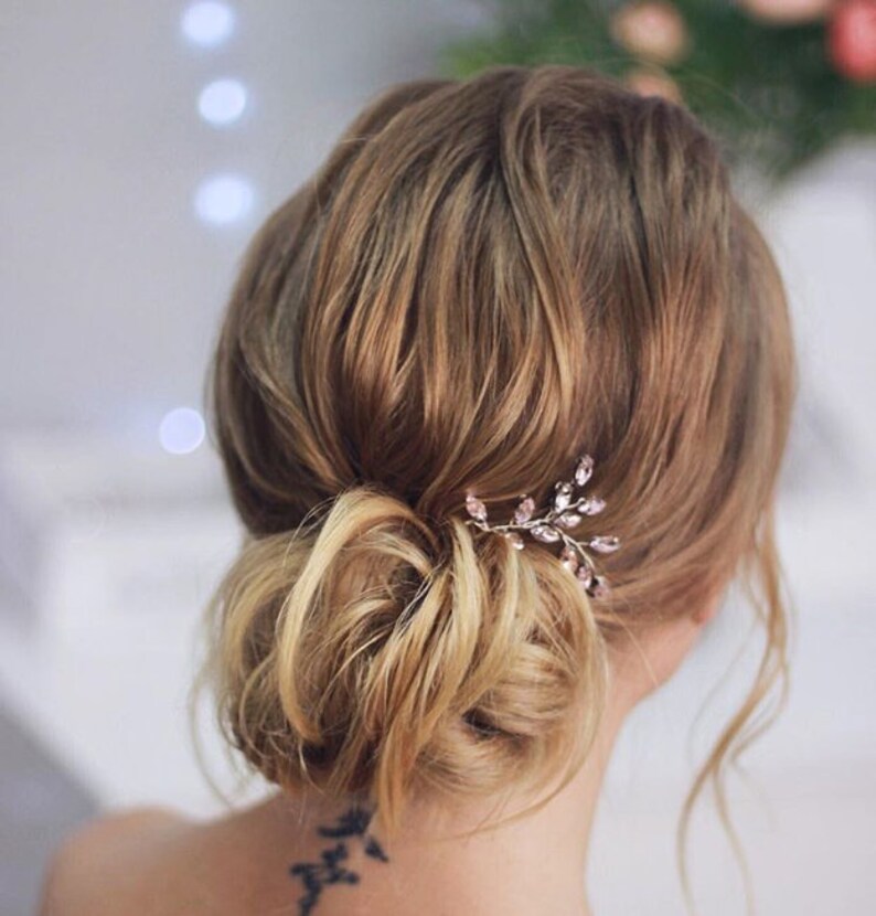 Crystal Hair Pins Bridal Hair Pins Wedding Hair Pins Silver | Etsy