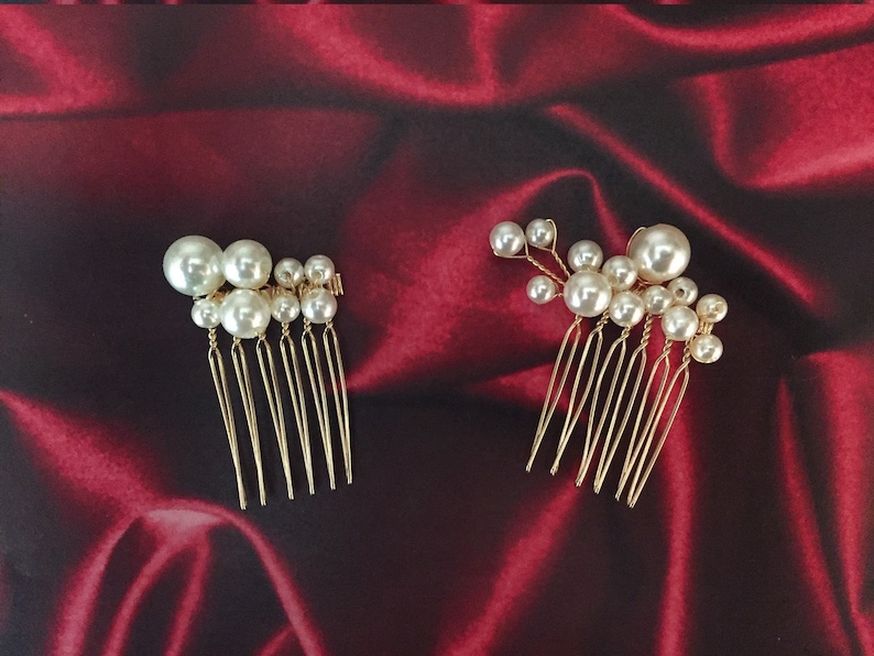 Pearl Hair Pins Wedding Pearl Hair Pins Bridal Hair Pins Pearl Etsy