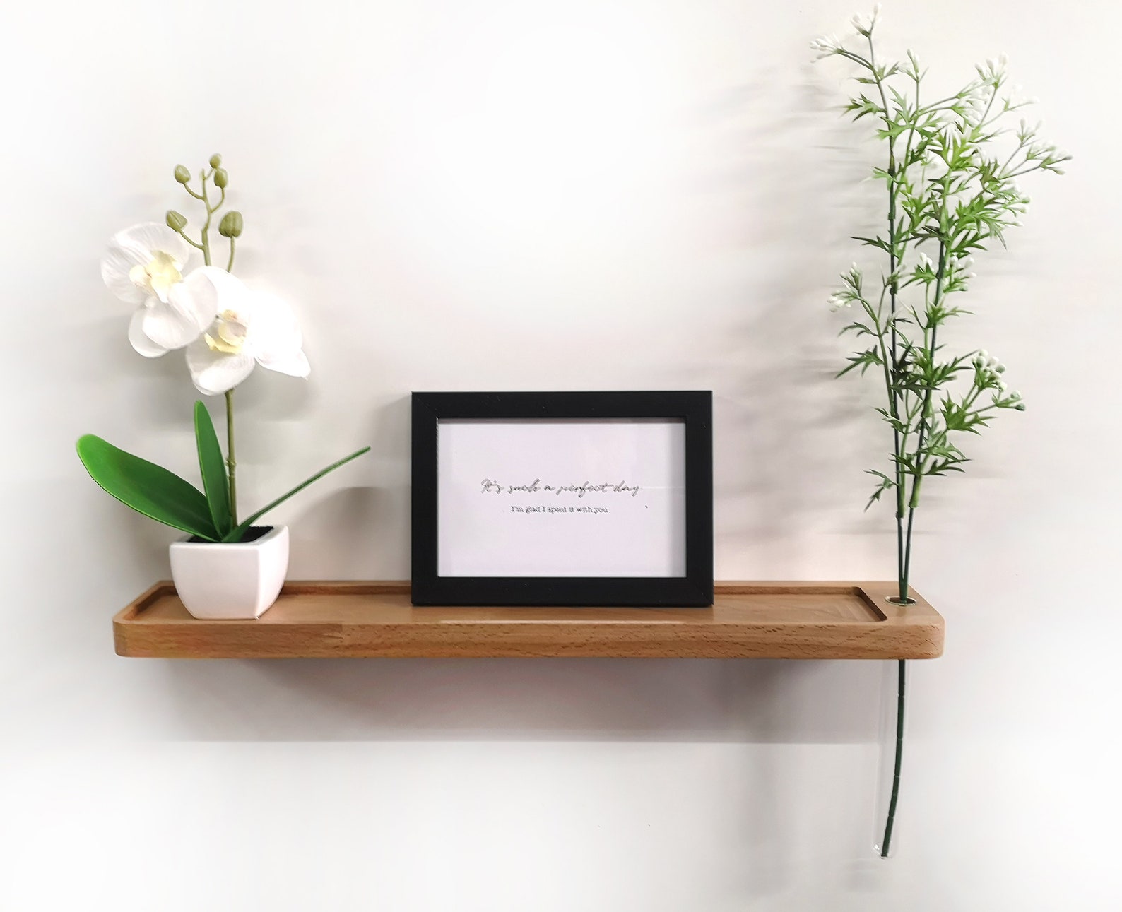 Floating Stand Wood Floating Shelf Beech Wood Floating Etsy