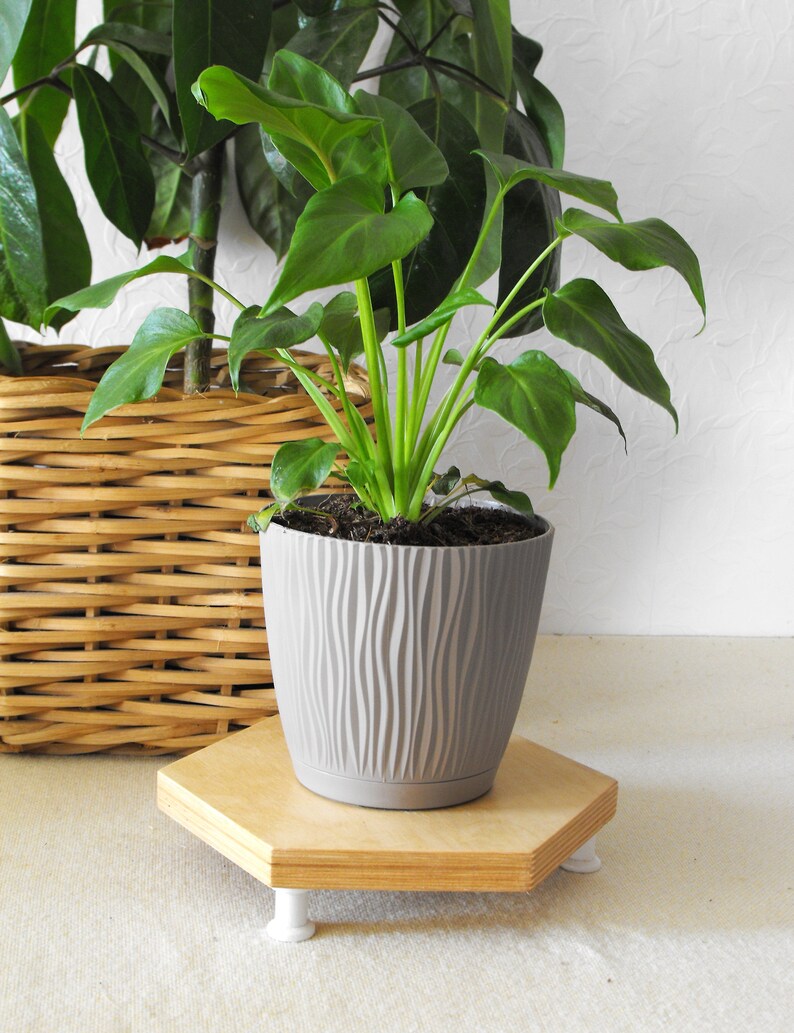 Wooden Plant Stand Vintage Plant Stand White and Wood Wood Etsy