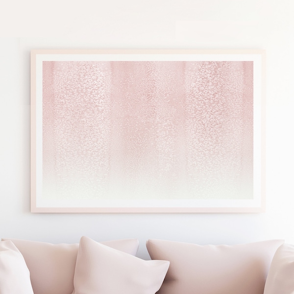 Blush Pink Wall Art, PRINTABLE Wall Art, Abstract Printable Art, Watercolor Print, Modern Wall Art, Simple Print, Bedroom Wall Art, Print