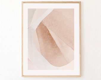 Printable Wall Art, Bedroom Print, Simple Print, Neutral Wall Art, Abstract Wall Art, Abstract Printable Art, Living Room Art, Blush Pink