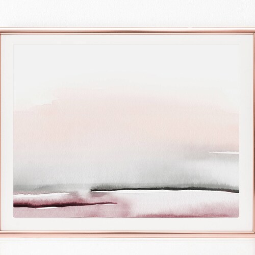 Printable Wall Art Horizontal Wall Art Abstract Printable Etsy