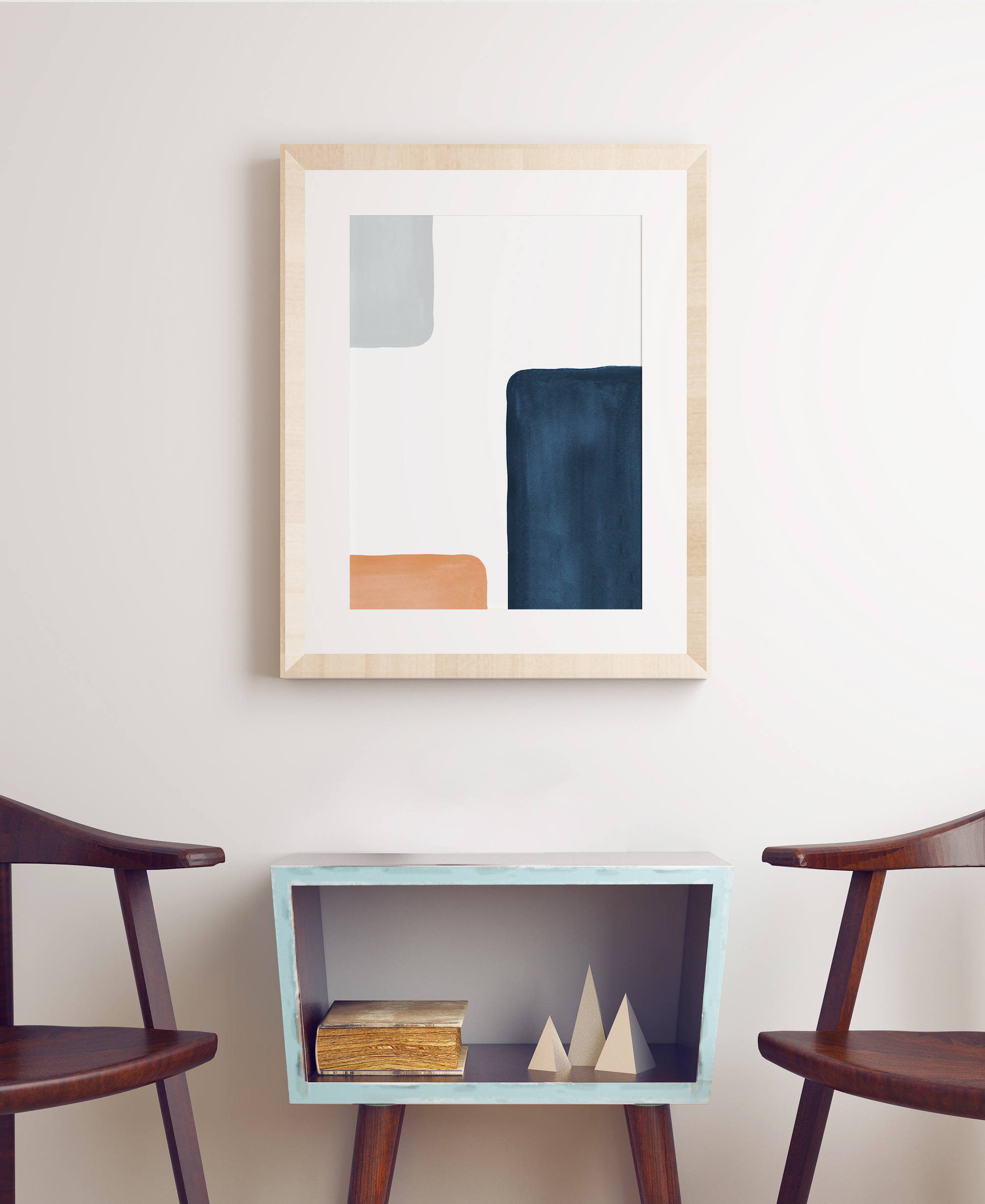 Geometric Print, Printable Abstract Art, Mid Century Modern Wall Art ...
