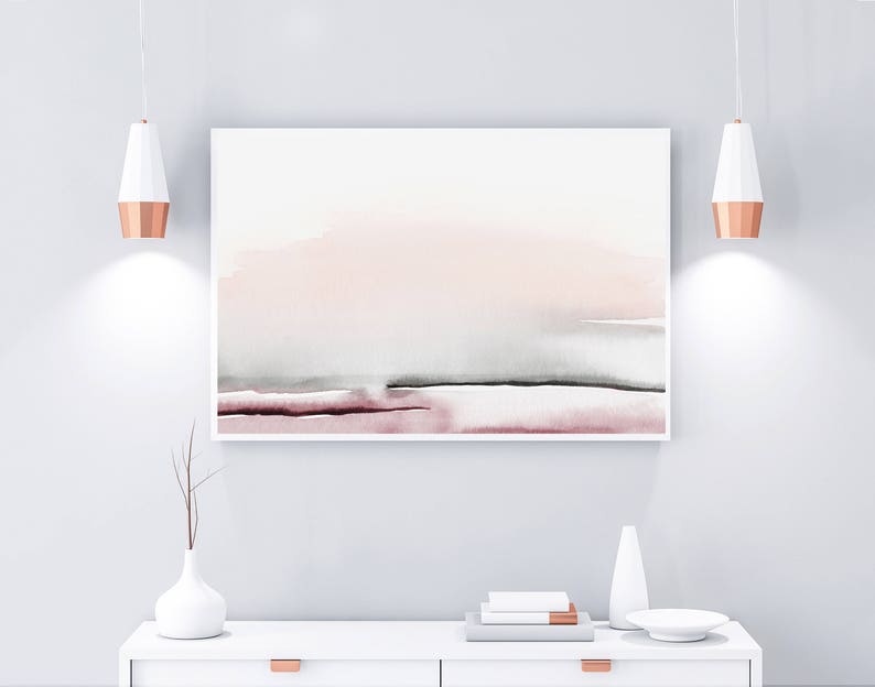 Printable Wall Art Horizontal Wall Art Abstract Printable - Etsy