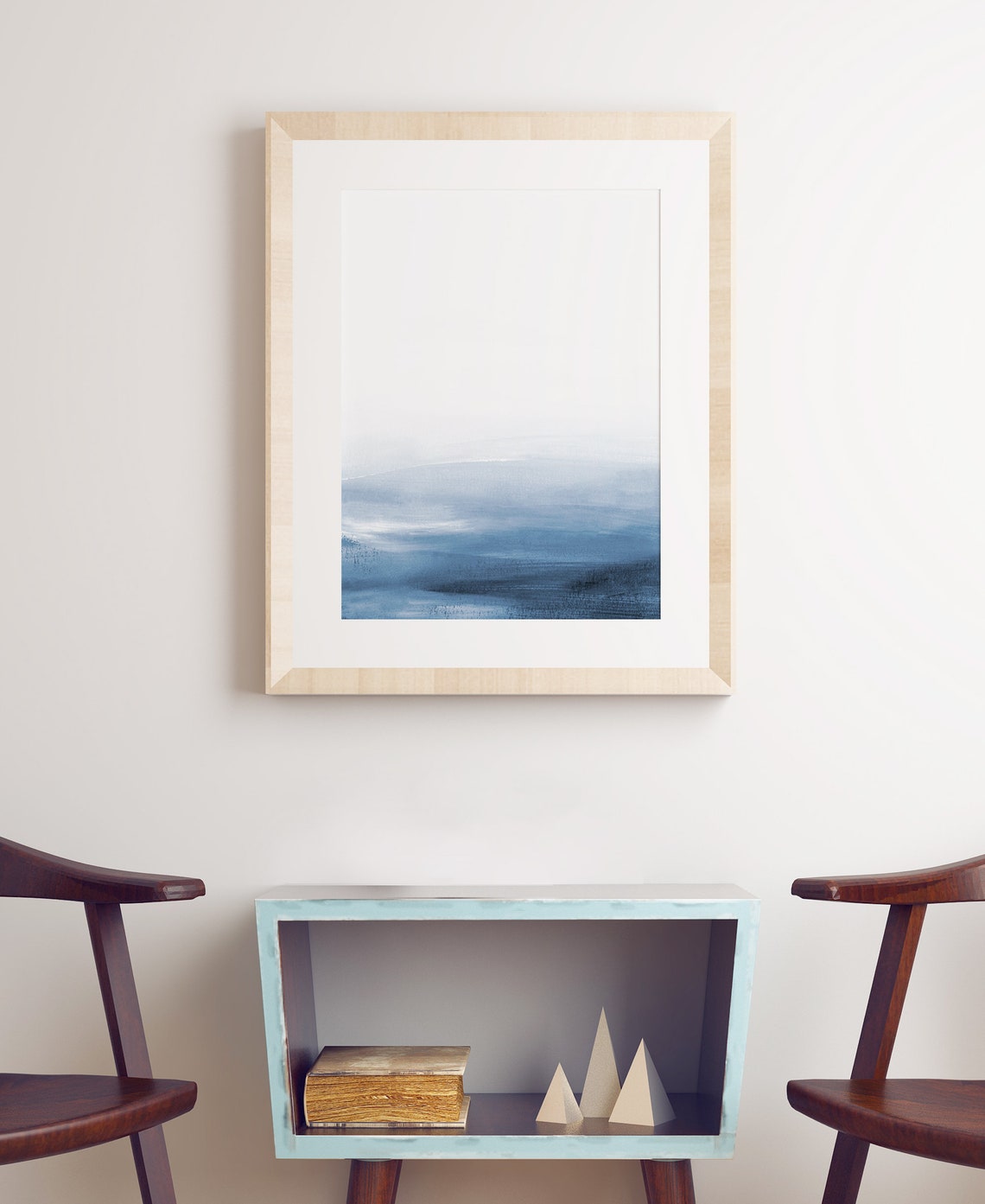 Printable Art Blue Wall Art Abstract Printable Art | Etsy