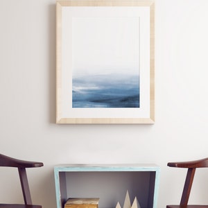 Printable Art, Blue Wall Art, Abstract Printable Art, Watercolor Print ...