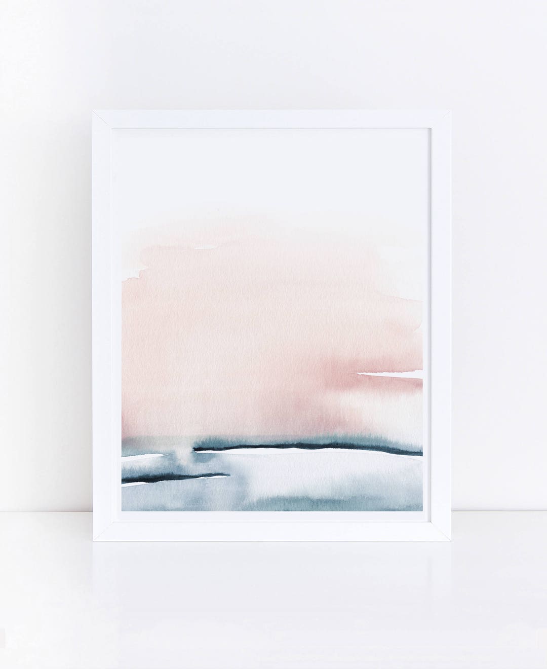 Blush Pink Print, Printable Bedroom Art, Watercolor Printable, Blush ...