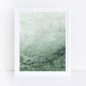 Green Abstract Srt, Printable Abstract Wall Art, Green Watercolor Print, Green Print, Watercolor Abstract Art, Modern Wall Art, Green Decor