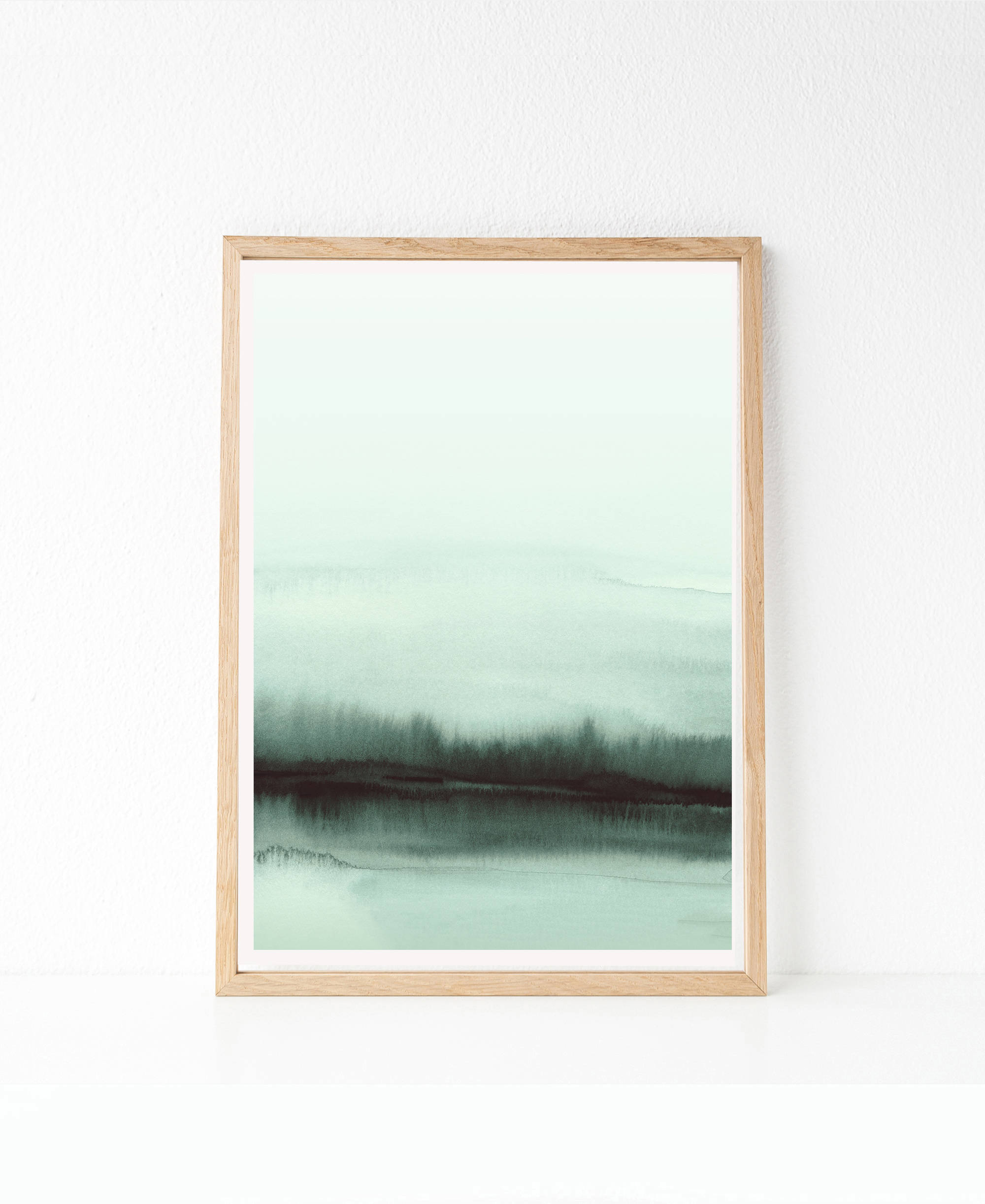 Forest Green Wall Art Green Abstract Printable Art Green Etsy