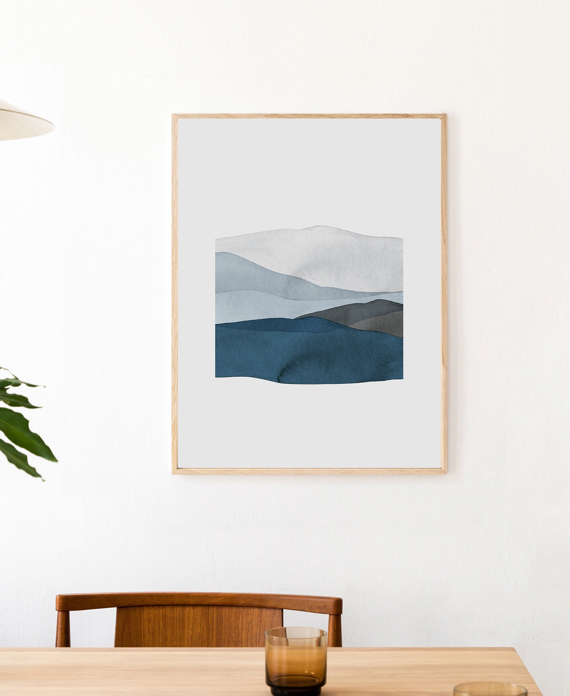 PRINTABLE Wall Art Navy Wall Art Blue Wall Art Ocean Print Etsy