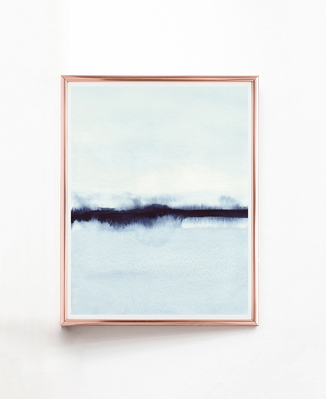 Abstract Printable Art Blue Wall Art Watercolor Print | Etsy