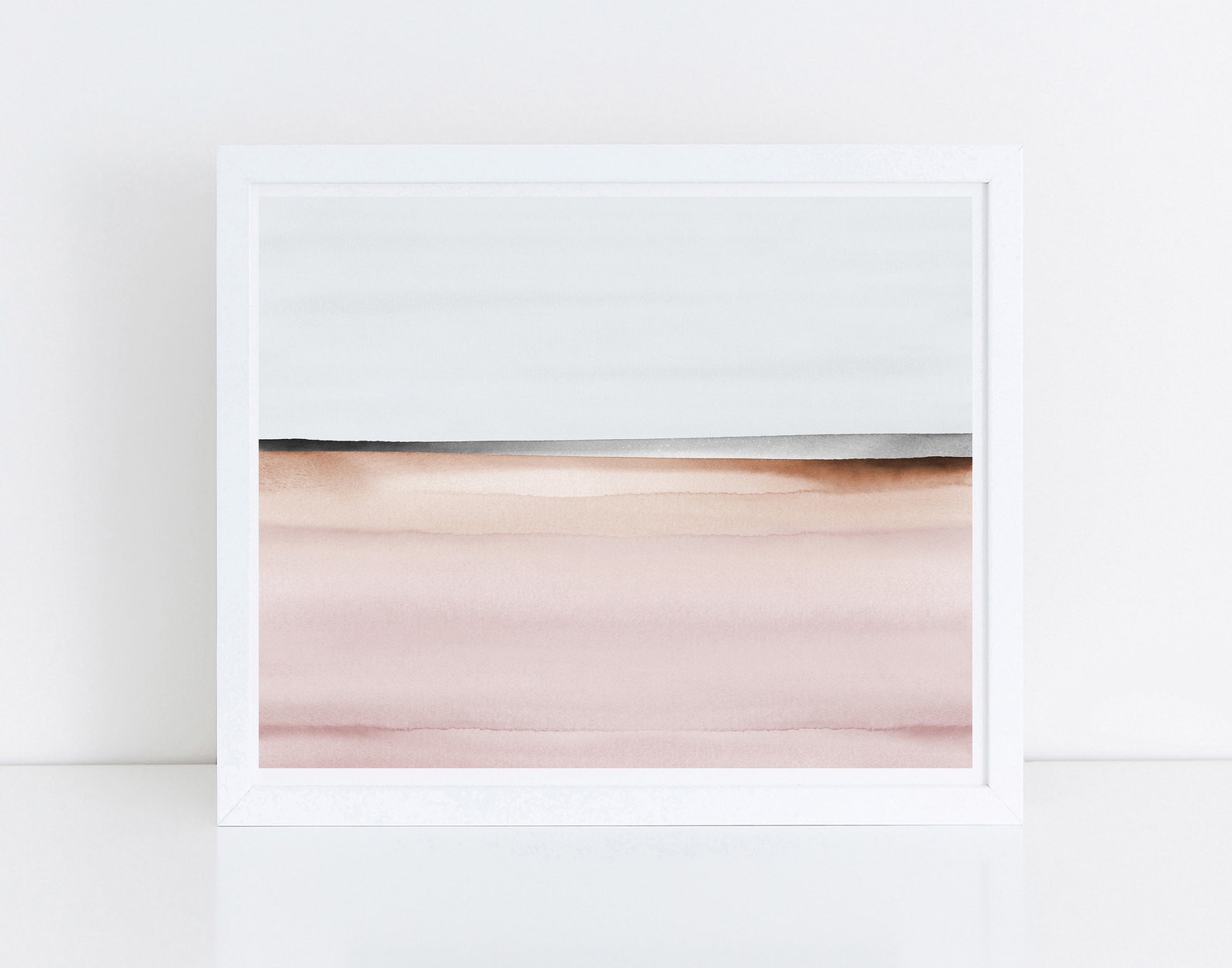 Printable Wall Art Horizontal Wall Art Minimal Landscape - Etsy
