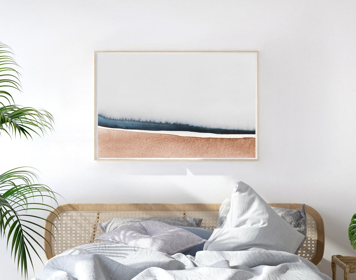 Printable Wall Art Horizontal Wall Art Abstract Printable | Etsy