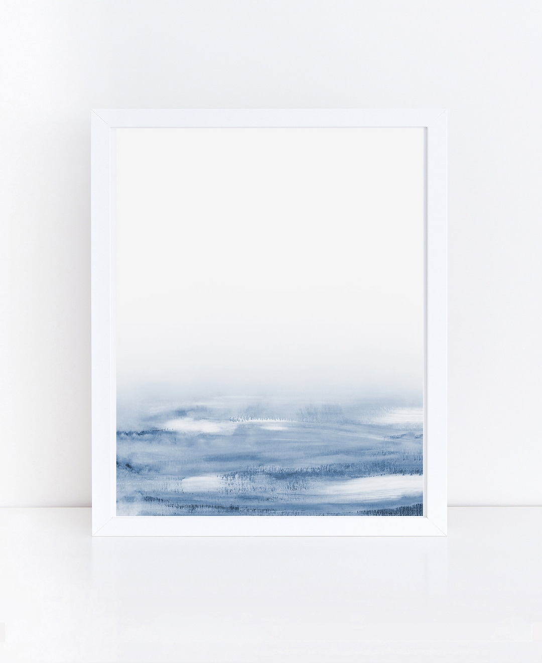 Blue Wall Art, Printable Art, Abstract Printable Art, Watercolor Print ...