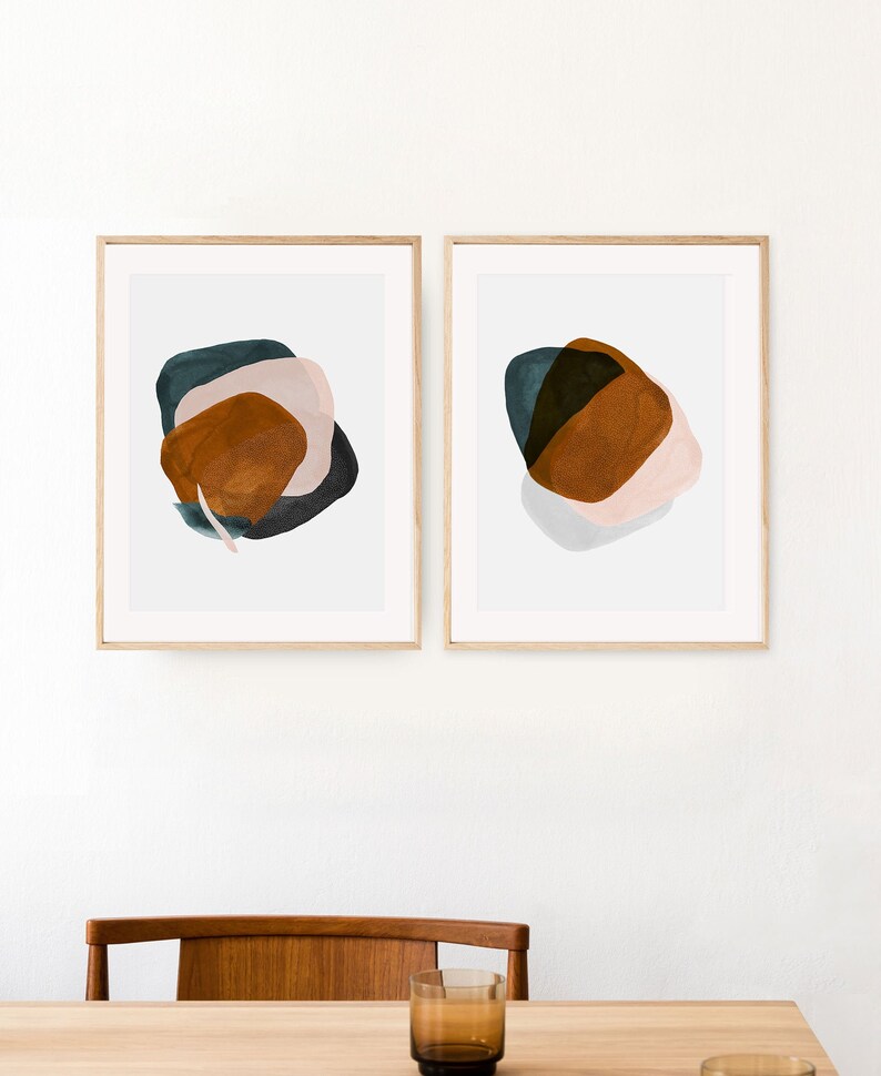 Set of 2 Prints PRINTABLE Wall Art Two Prints Bedroom Print Etsy