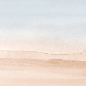Neutral Print, Printable Wall Art, Desert Landscape, Abstract Art, Horizontal Wall Art, Watercolor Print, Neutral Wall Art, 24x36 Print image 4