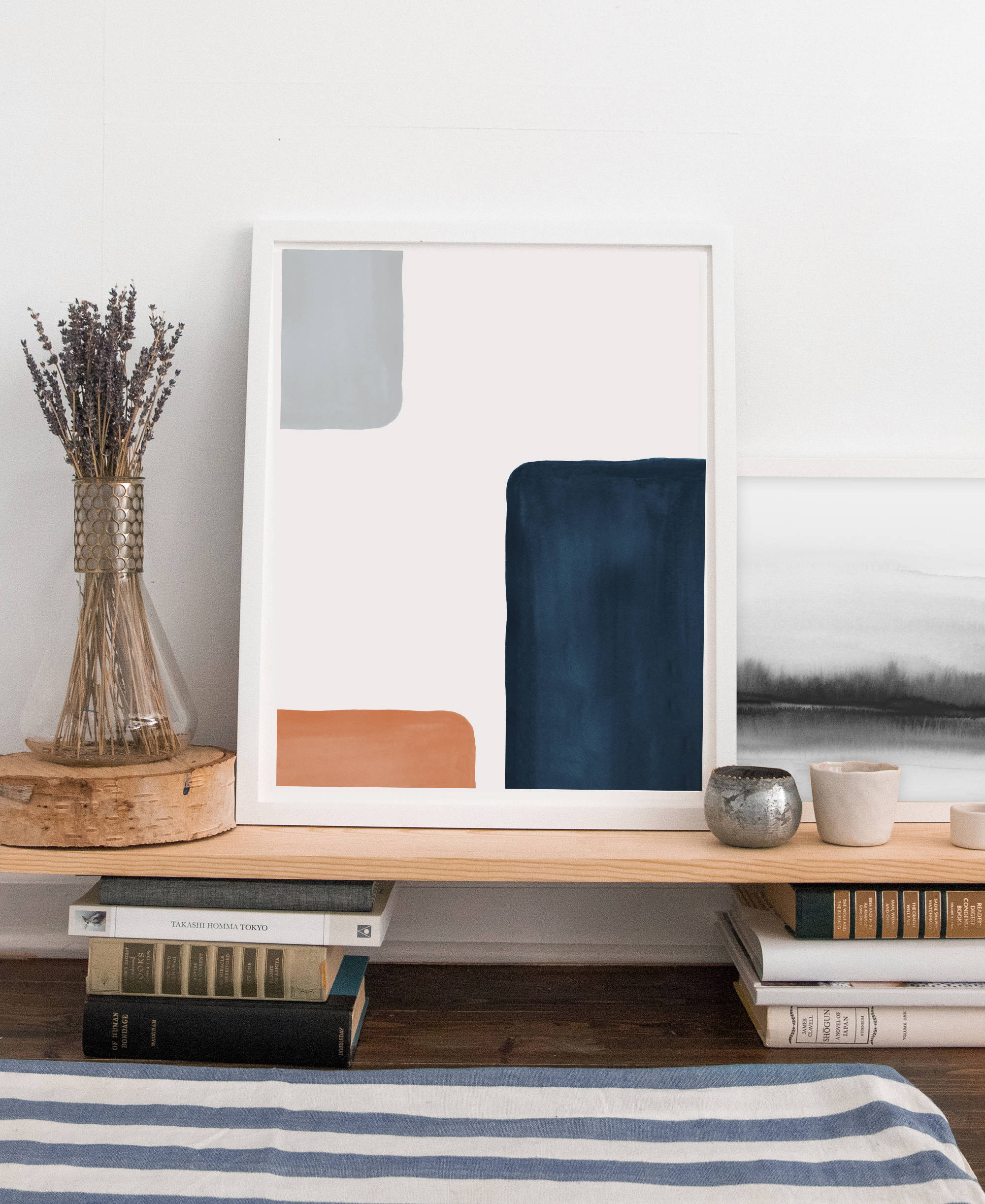 Geometric Print, Printable Abstract Art, Mid Century Modern Wall Art ...