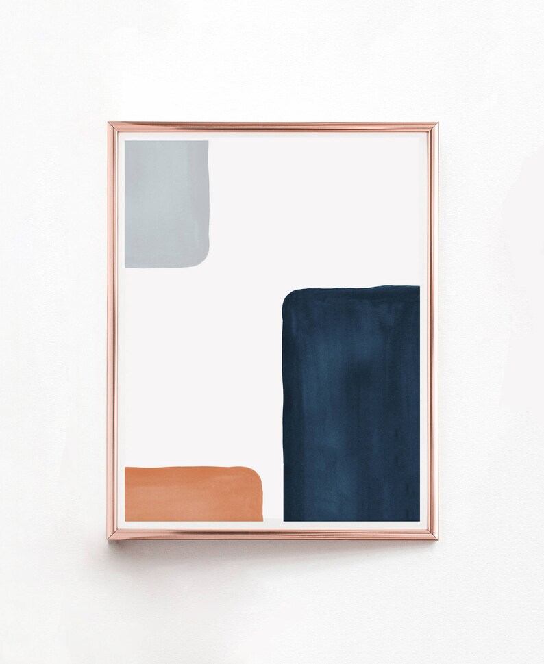 Geometric Print, Printable Abstract Art, Mid Century Modern Wall Art ...