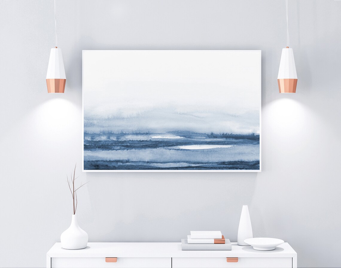 Horizontal Wall Art Printable Art Abstract Wall Art | Etsy
