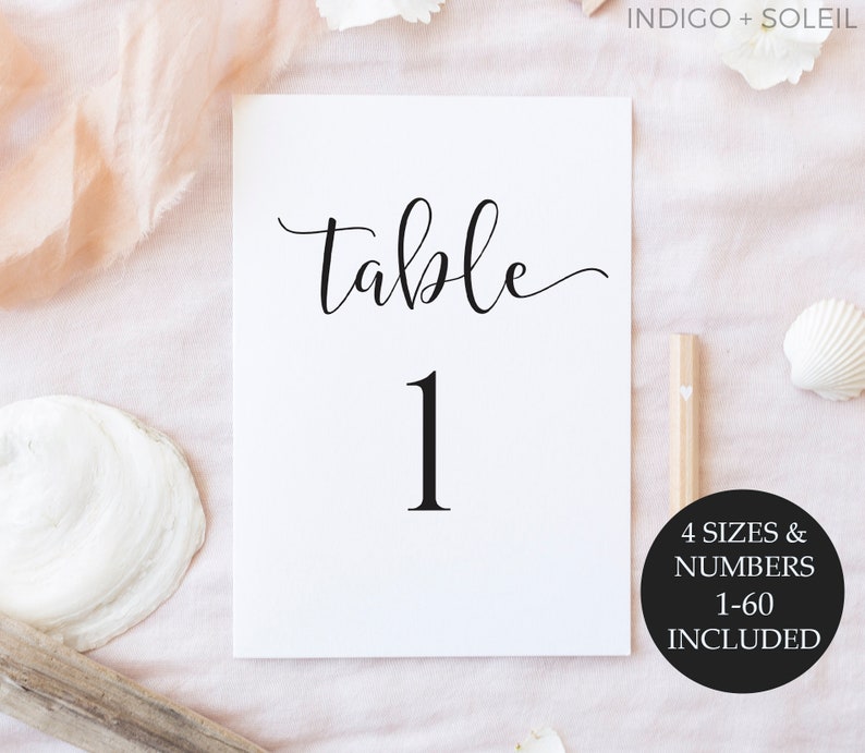 Table Numbers Printable, Table Numbers, Wedding Table Numbers, Printable Table Numbers, Wedding Table Numbers Printable, Instant Download 