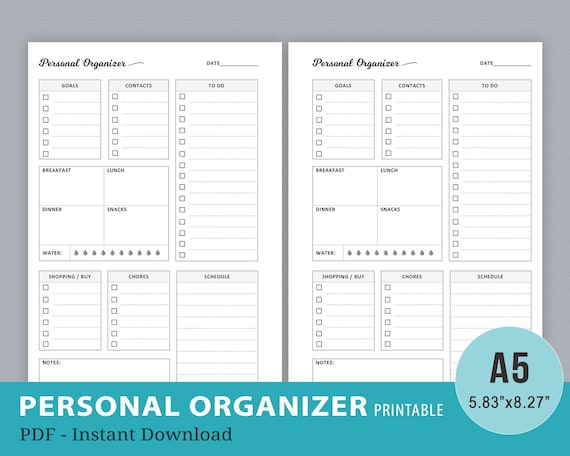 Organized Chaos: Undated Daily Planner Book With Schedule, To-Do List - View #9