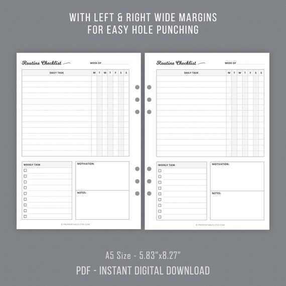 Printable Morning Routine Chart With Pictures