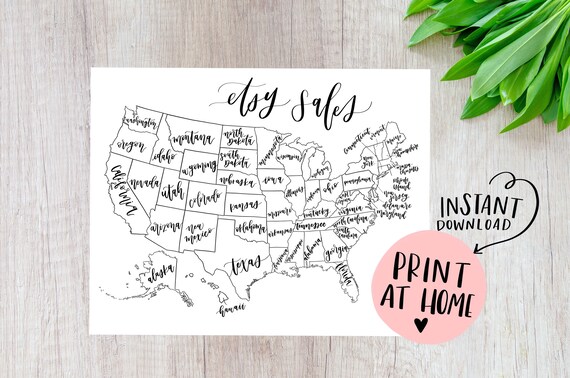 etsy sales map sale
