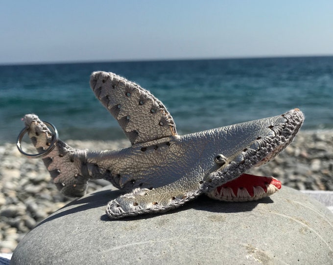 Keyring SILVER SHARK