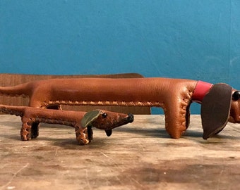 Leather Dachshund