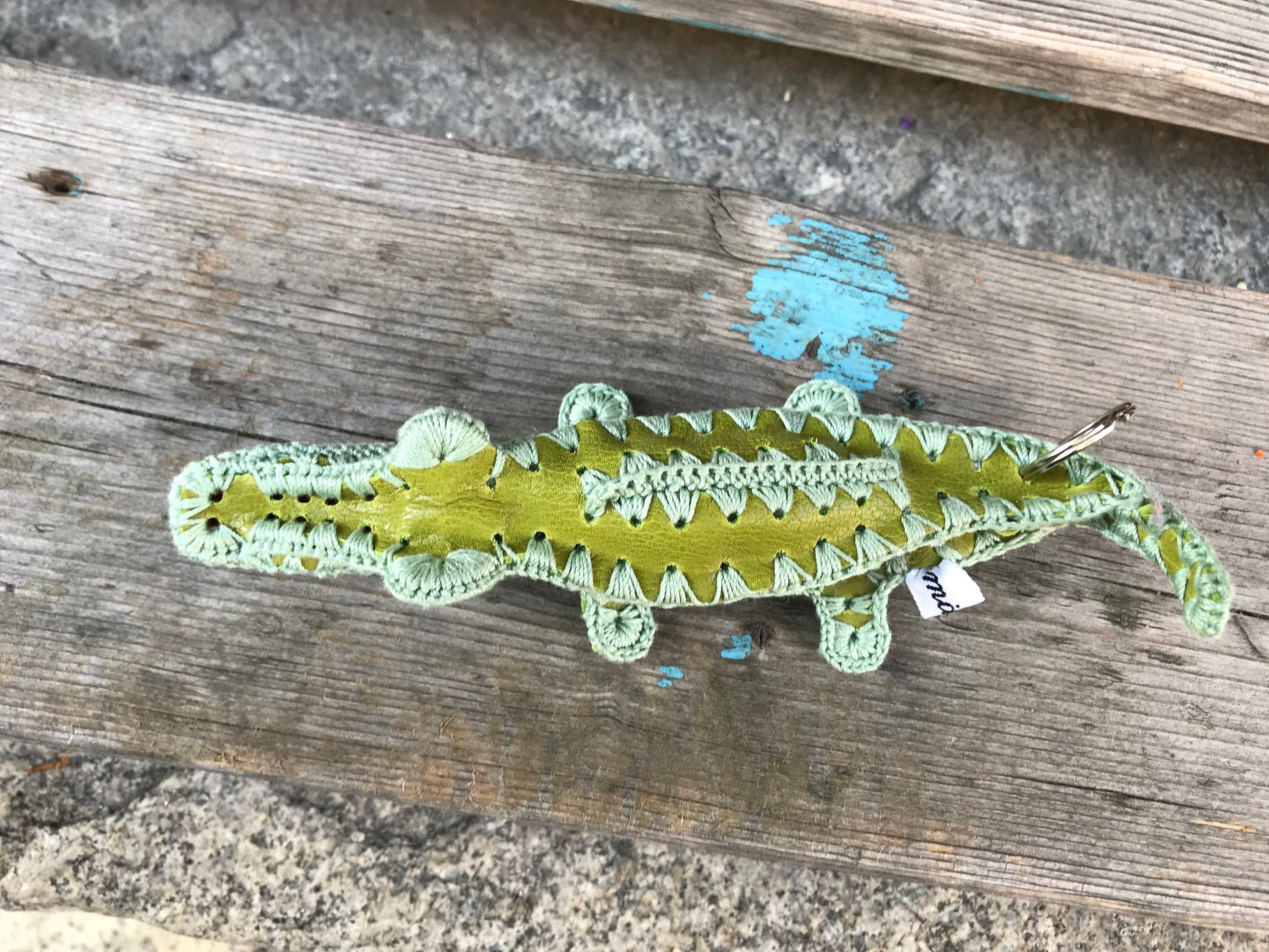 crocodile keyring