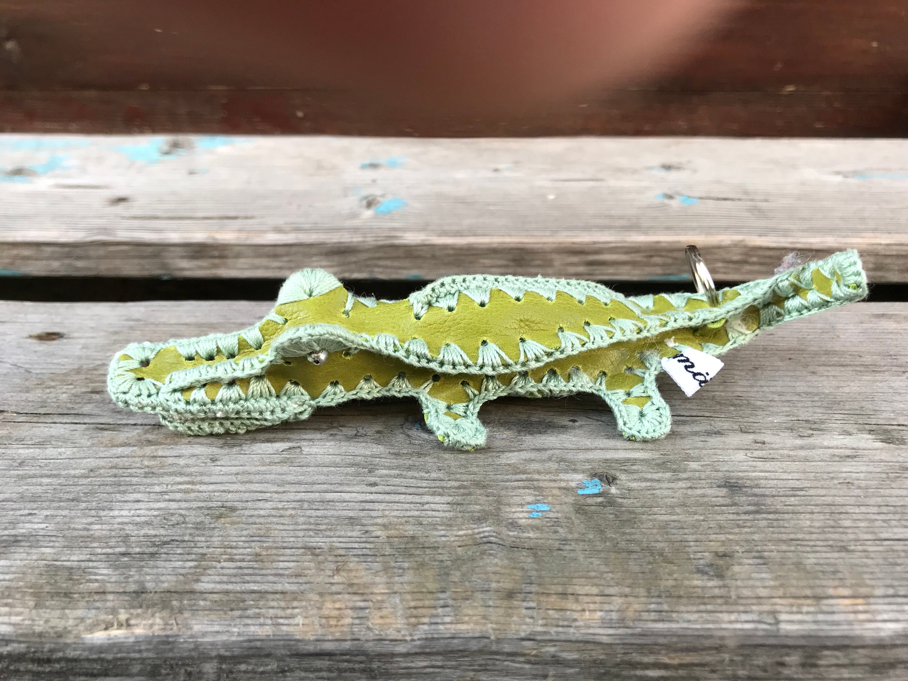 crocodile keyring