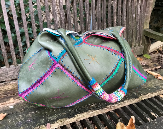 XL Hippie Bag "Happy weekend"