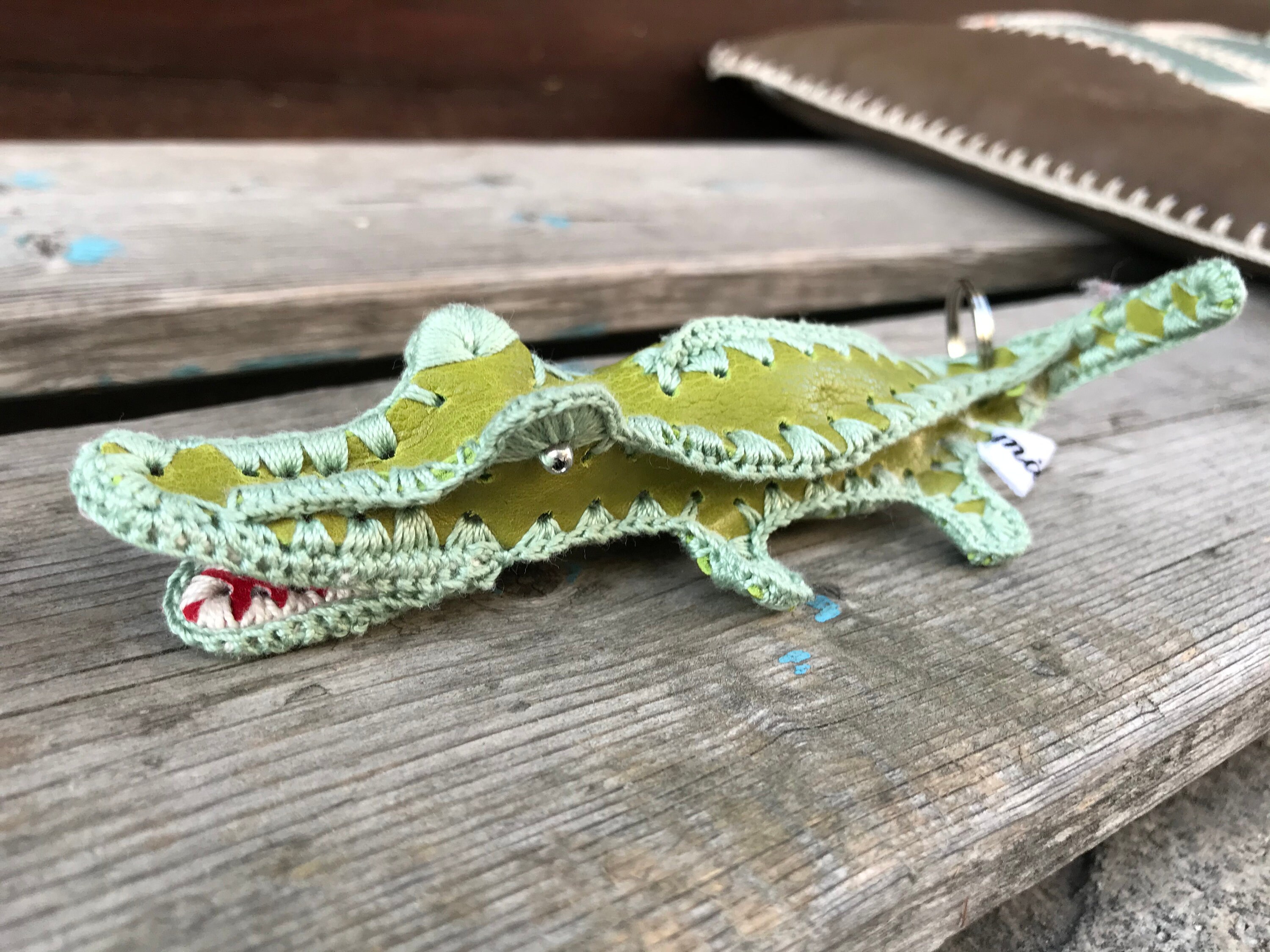 crocodile keyring