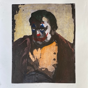 engraving &quot;Mr. N&quot; Portrait of Napoleon Bonaparte. Joker.