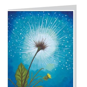 Dandy Dandelion Note Card