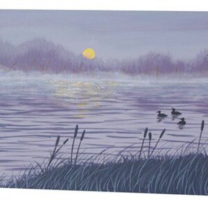 Sunset Loons Note Card