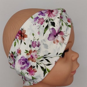 Hairband, headband children, adults, jersey, flowers, light, spring
