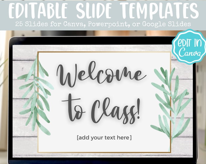 EDITABLE Classroom Slides Template | Pumpkin Theme | Teacher Resources ...