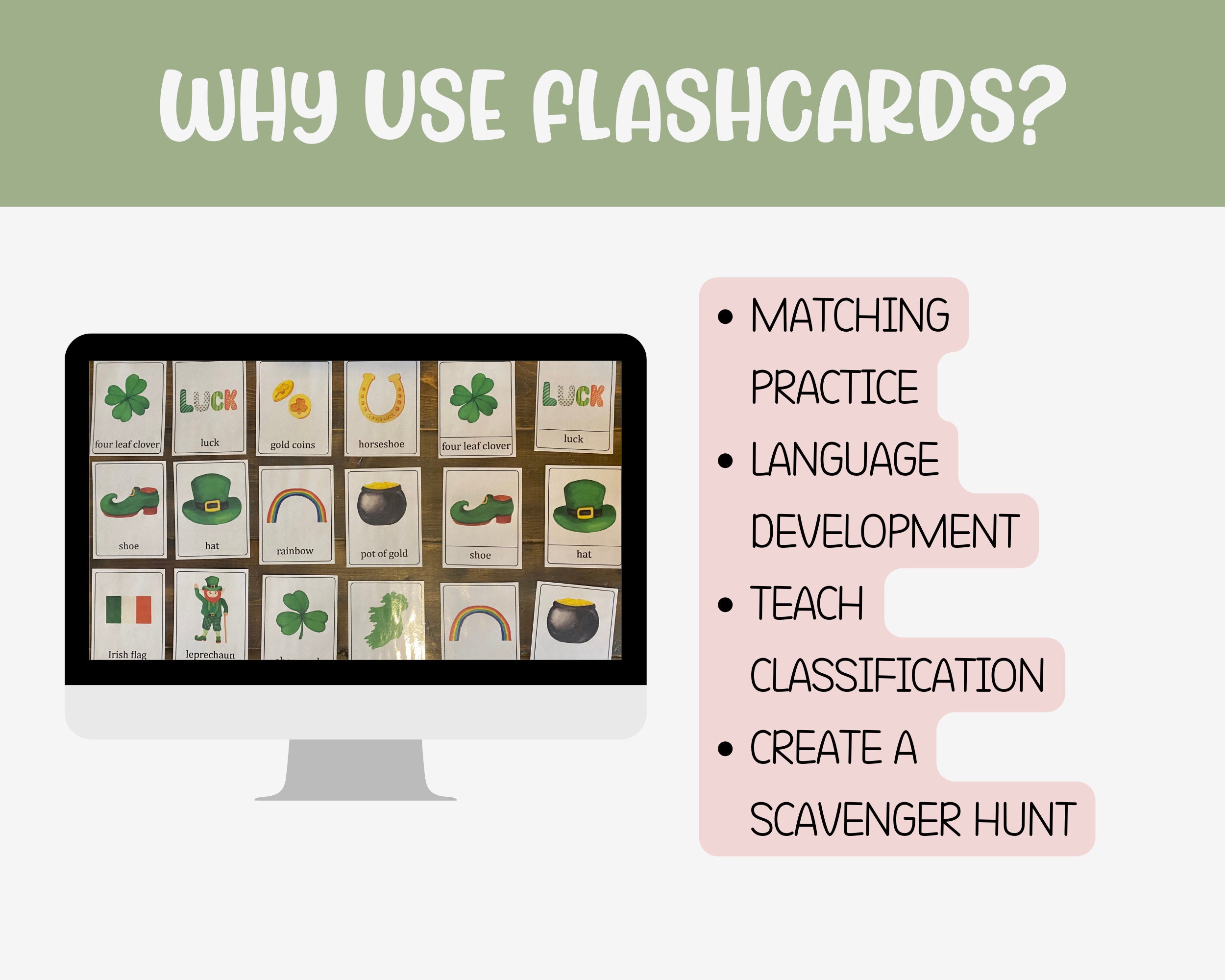 st patricks day flashcards