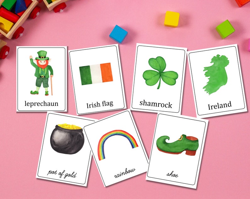 flashcards st patricks day