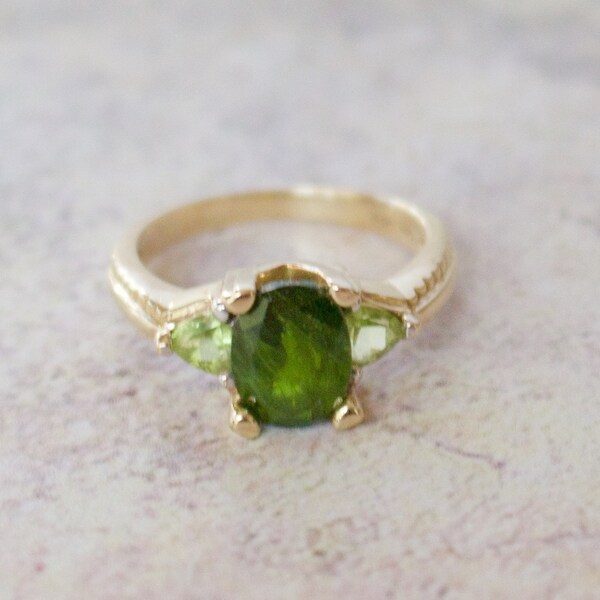 Fluorite and Peridot Etsy