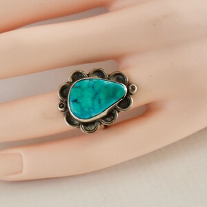 Handmade Turquoise Ring and Silver.