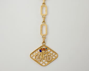 18k Italian Gold. A Rare, Exquisite, Luxury 18k Solid Italian Gold Keychain.