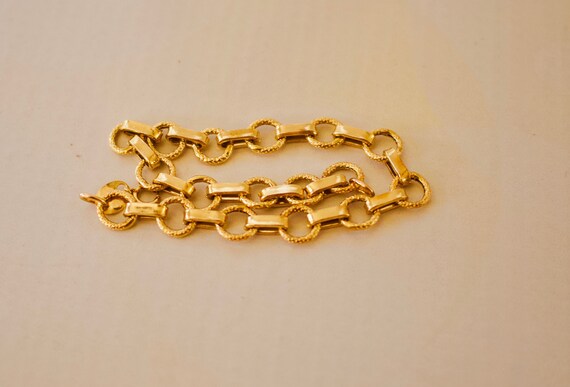 Beautiful 14k Solid Yellow Gold Bracelet. - image 1