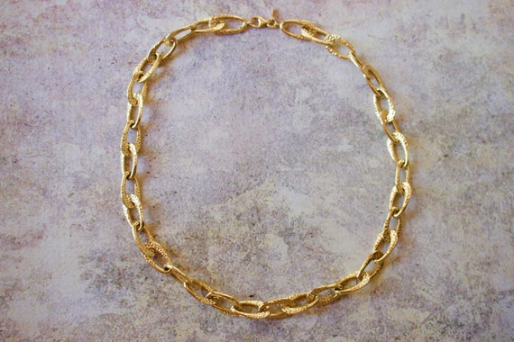 Gold. Stunning 14k Solid Gold Chain Necklace. - image 1